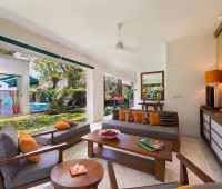 Villa Shinta Dewi Seminyak, Wohnzimmerbereich